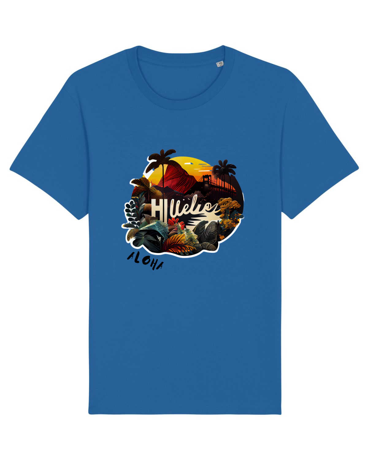 Tricou mânecă scurtă Unisex Rocker Royal Blue