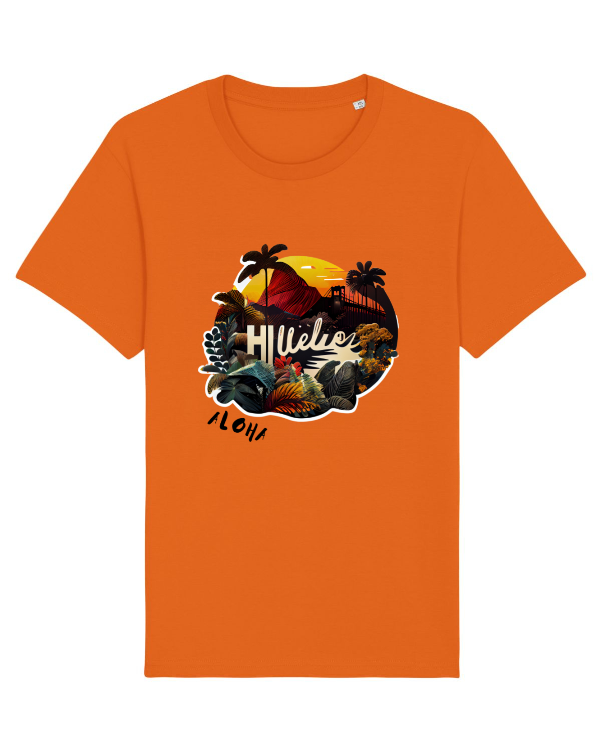 Tricou mânecă scurtă Unisex Rocker Bright Orange
