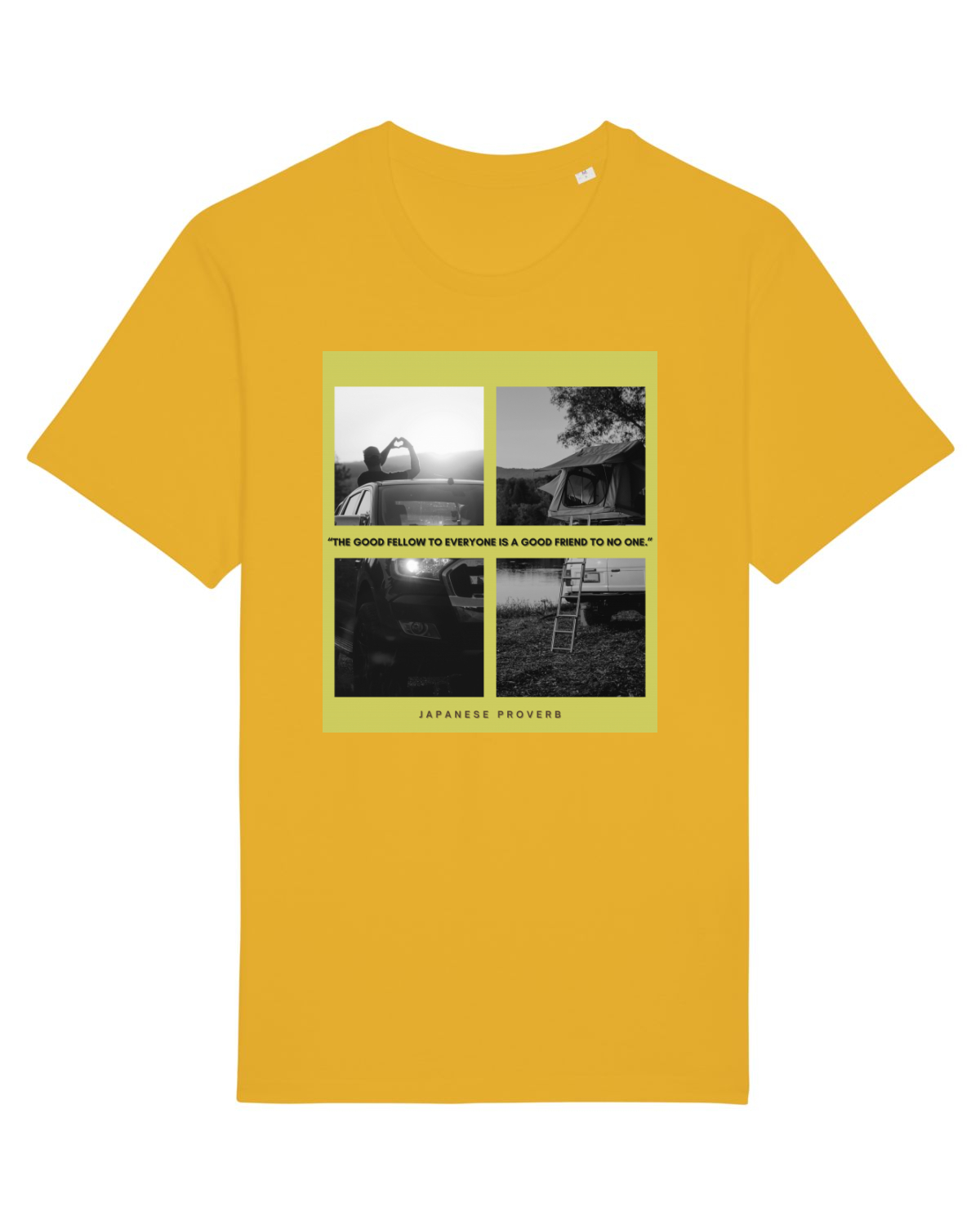 Tricou mânecă scurtă Unisex Rocker Spectra Yellow