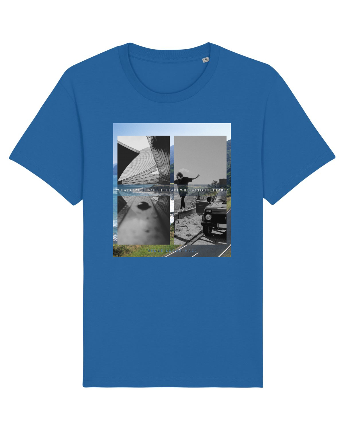 Tricou mânecă scurtă Unisex Rocker Royal Blue