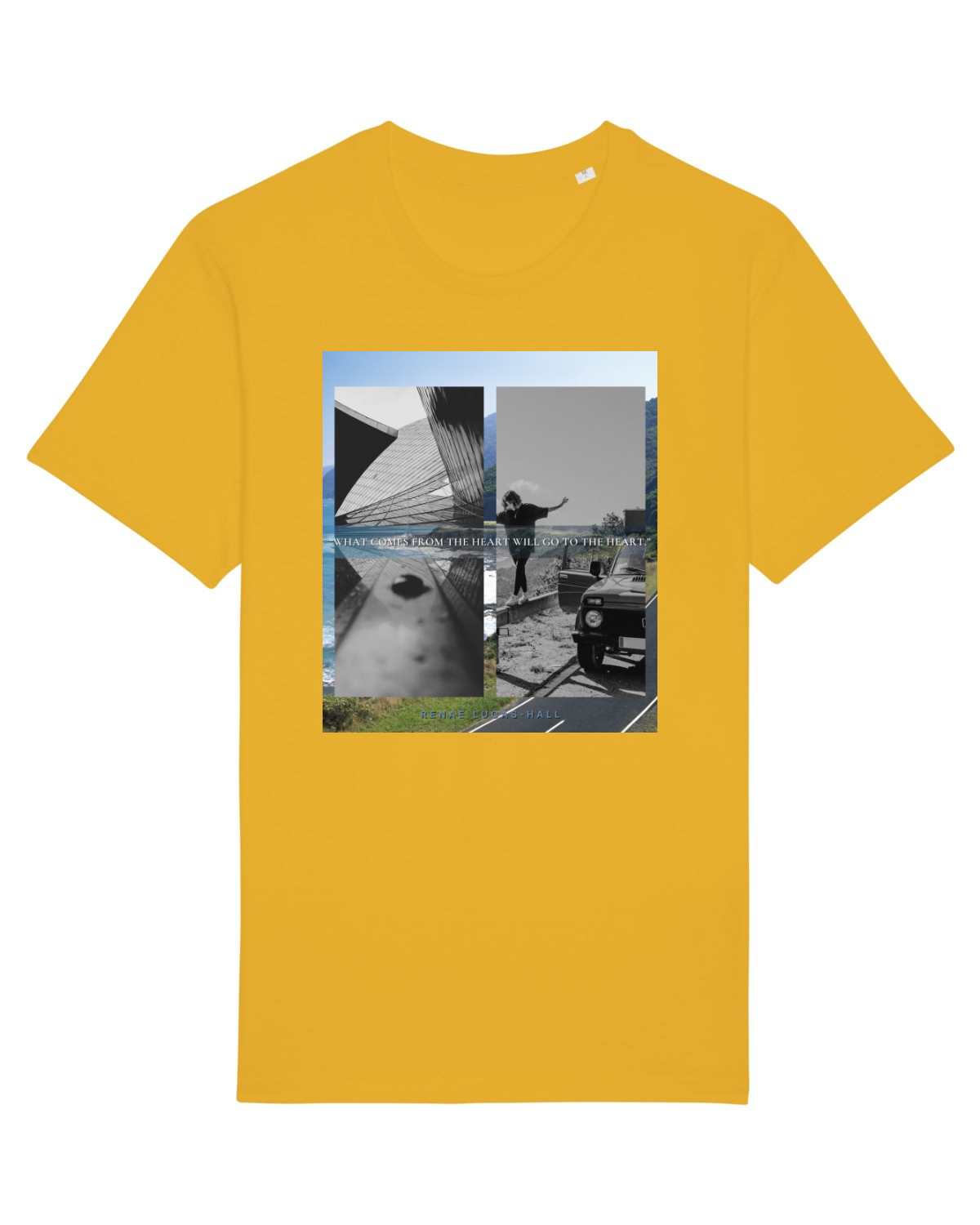Tricou mânecă scurtă Unisex Rocker Spectra Yellow