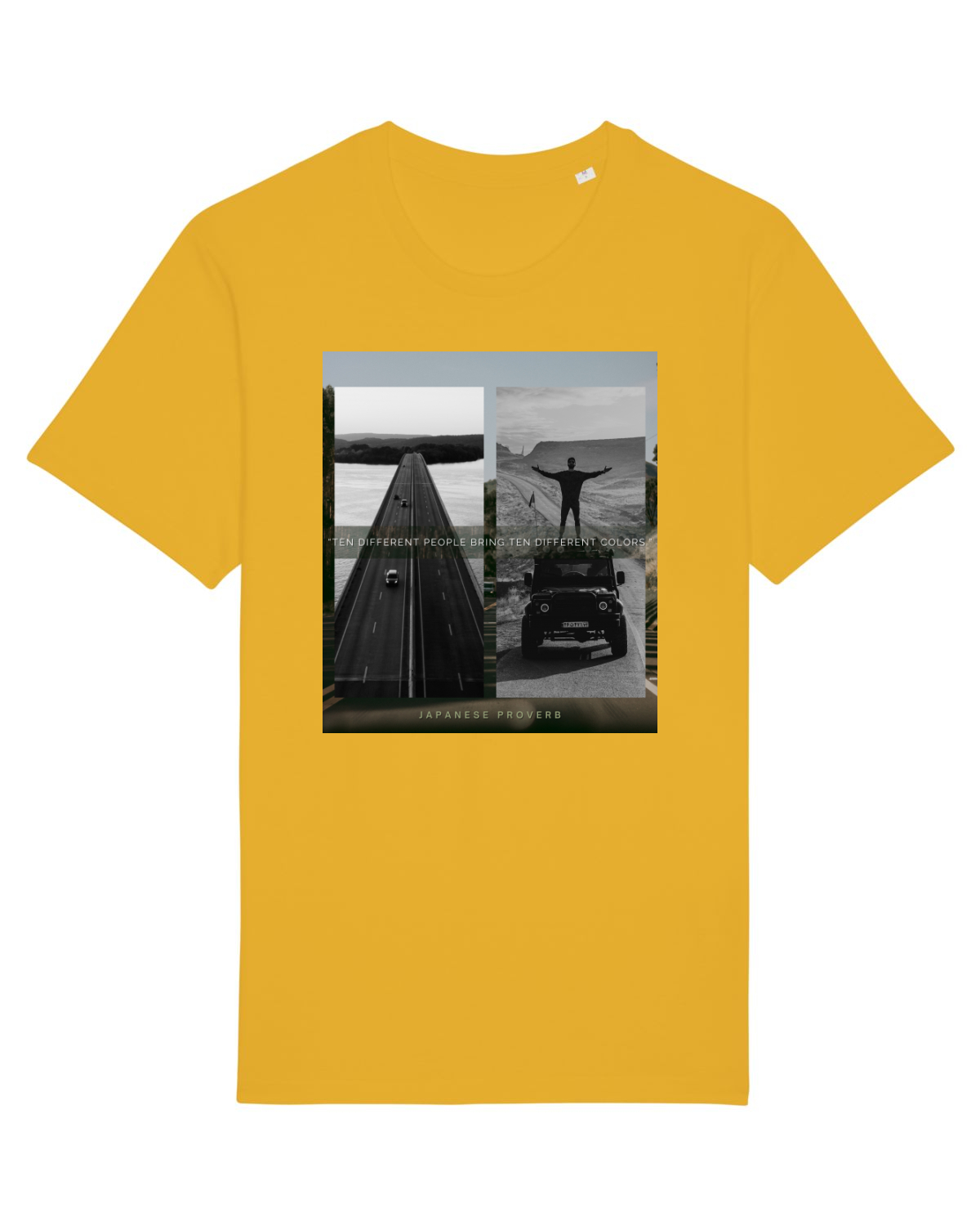 Tricou mânecă scurtă Unisex Rocker Spectra Yellow