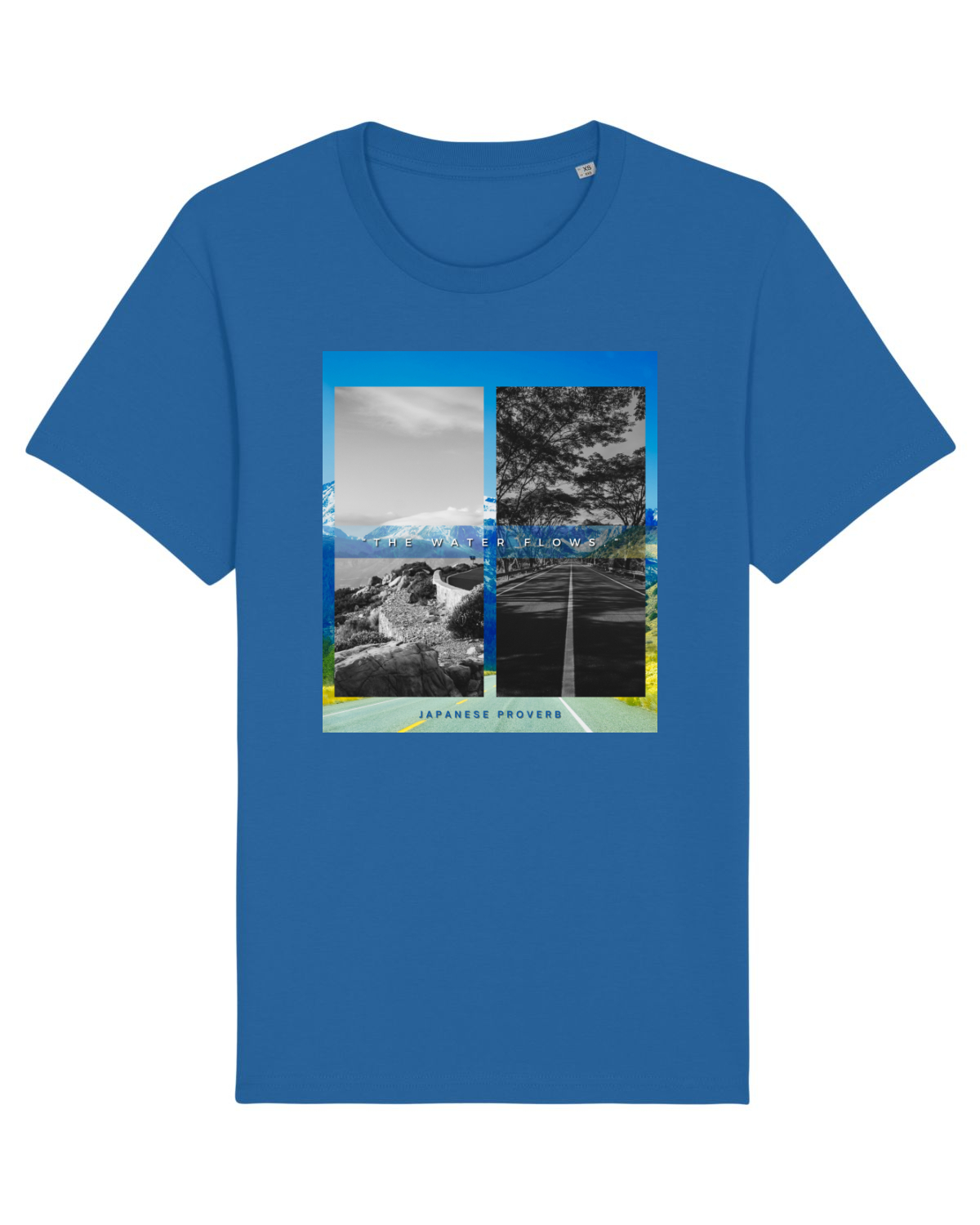Tricou mânecă scurtă Unisex Rocker Royal Blue
