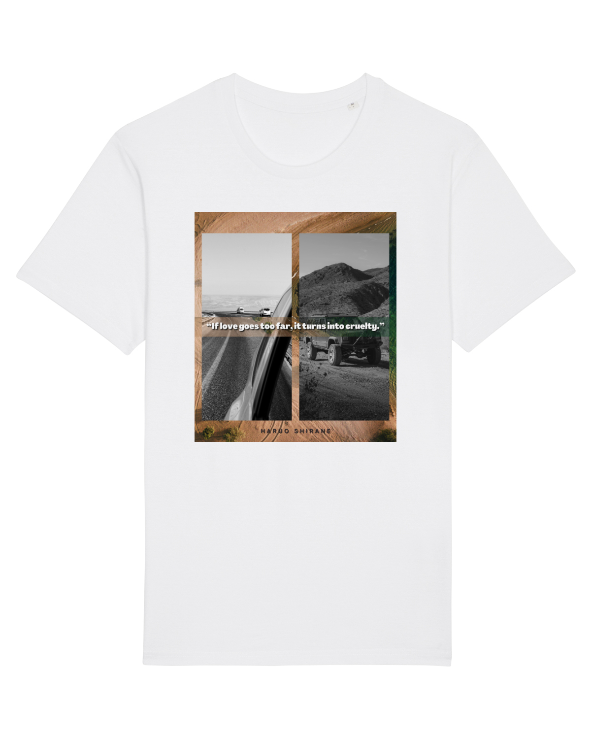 Tricou mânecă scurtă Unisex Rocker White