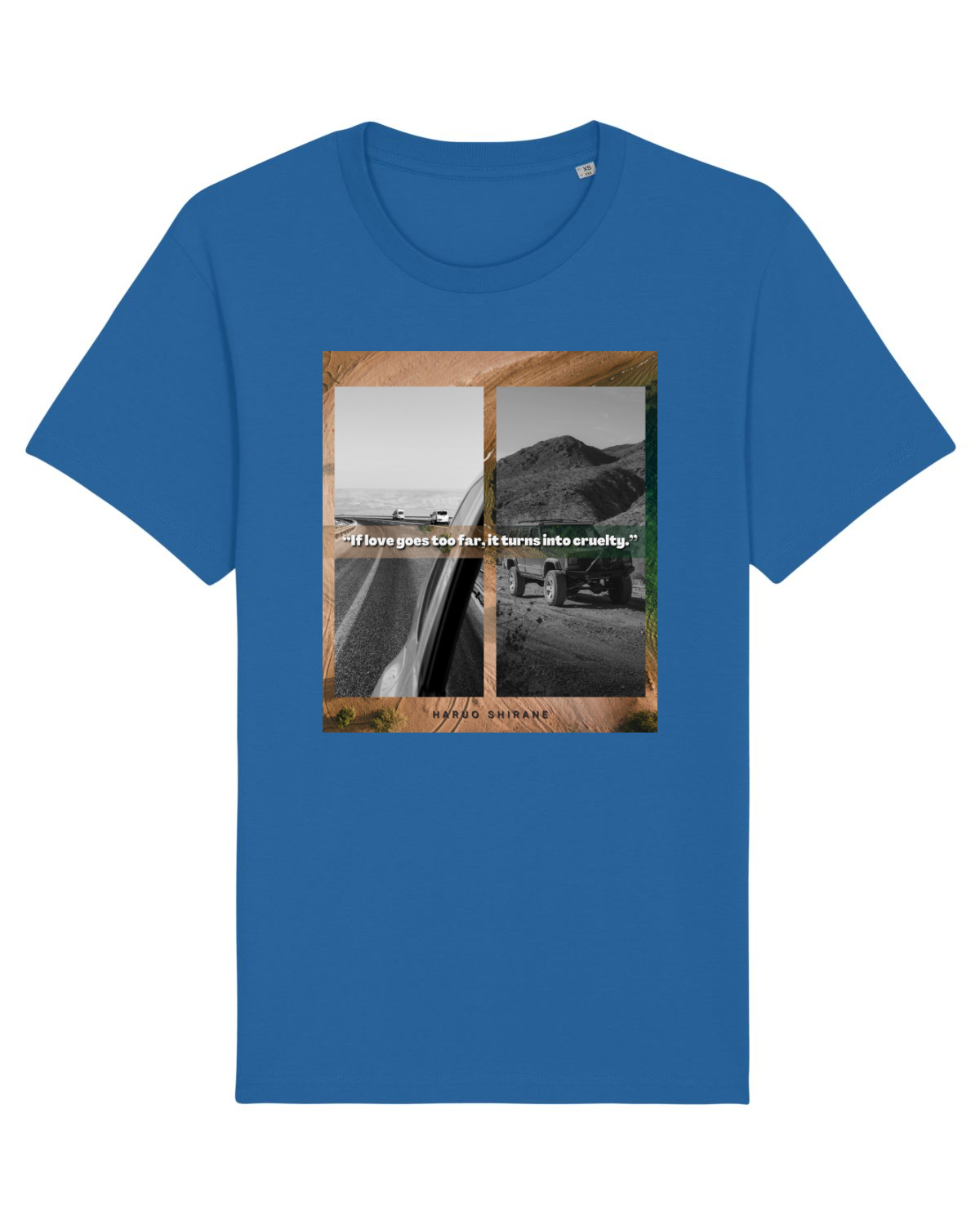 Tricou mânecă scurtă Unisex Rocker Royal Blue