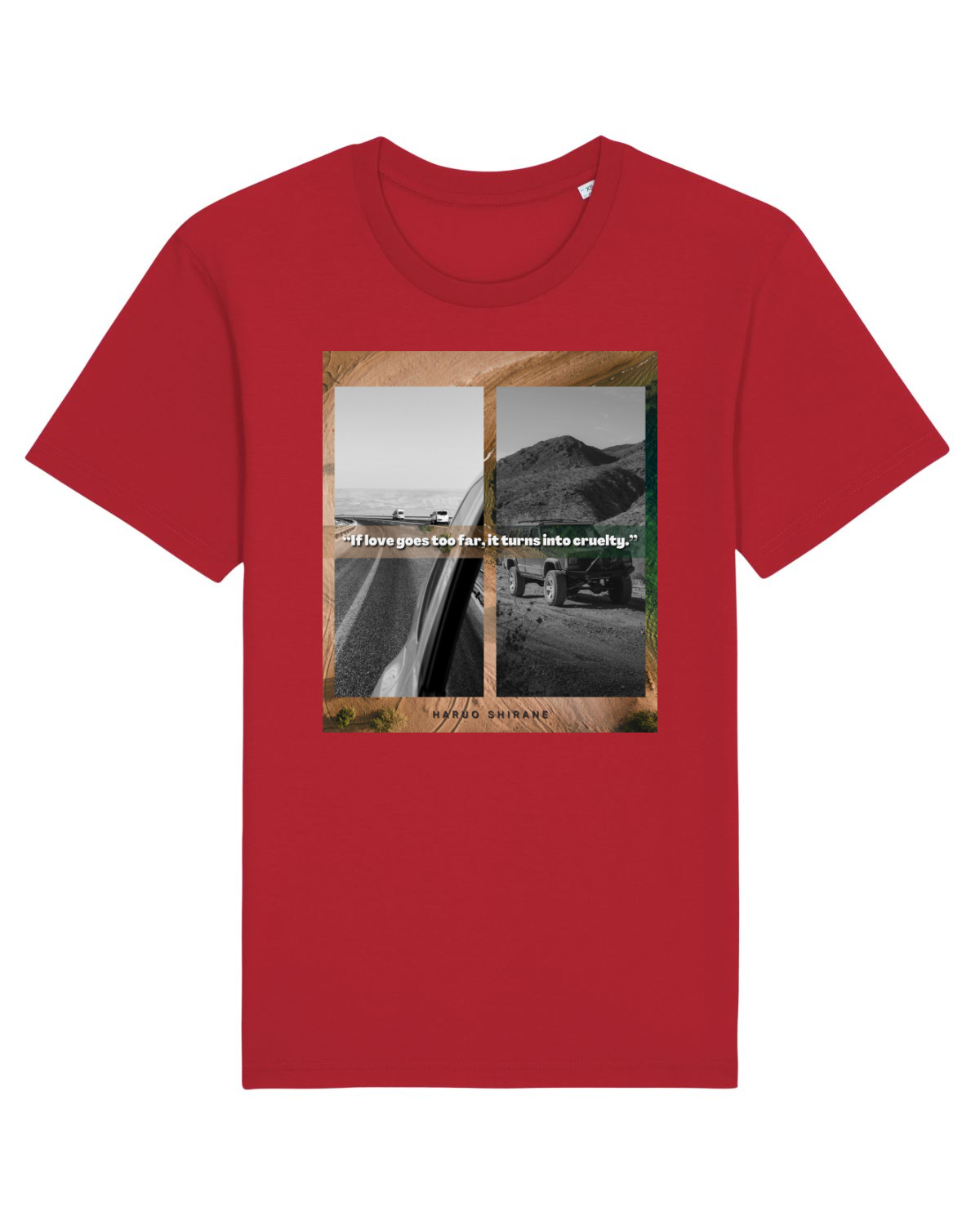 Tricou mânecă scurtă Unisex Rocker Red