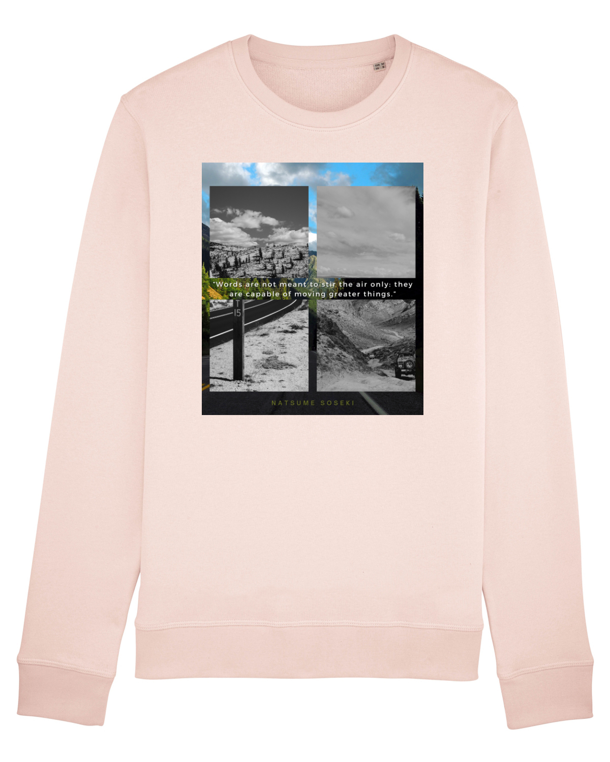 Bluză mânecă lungă Unisex Rise Candy Pink