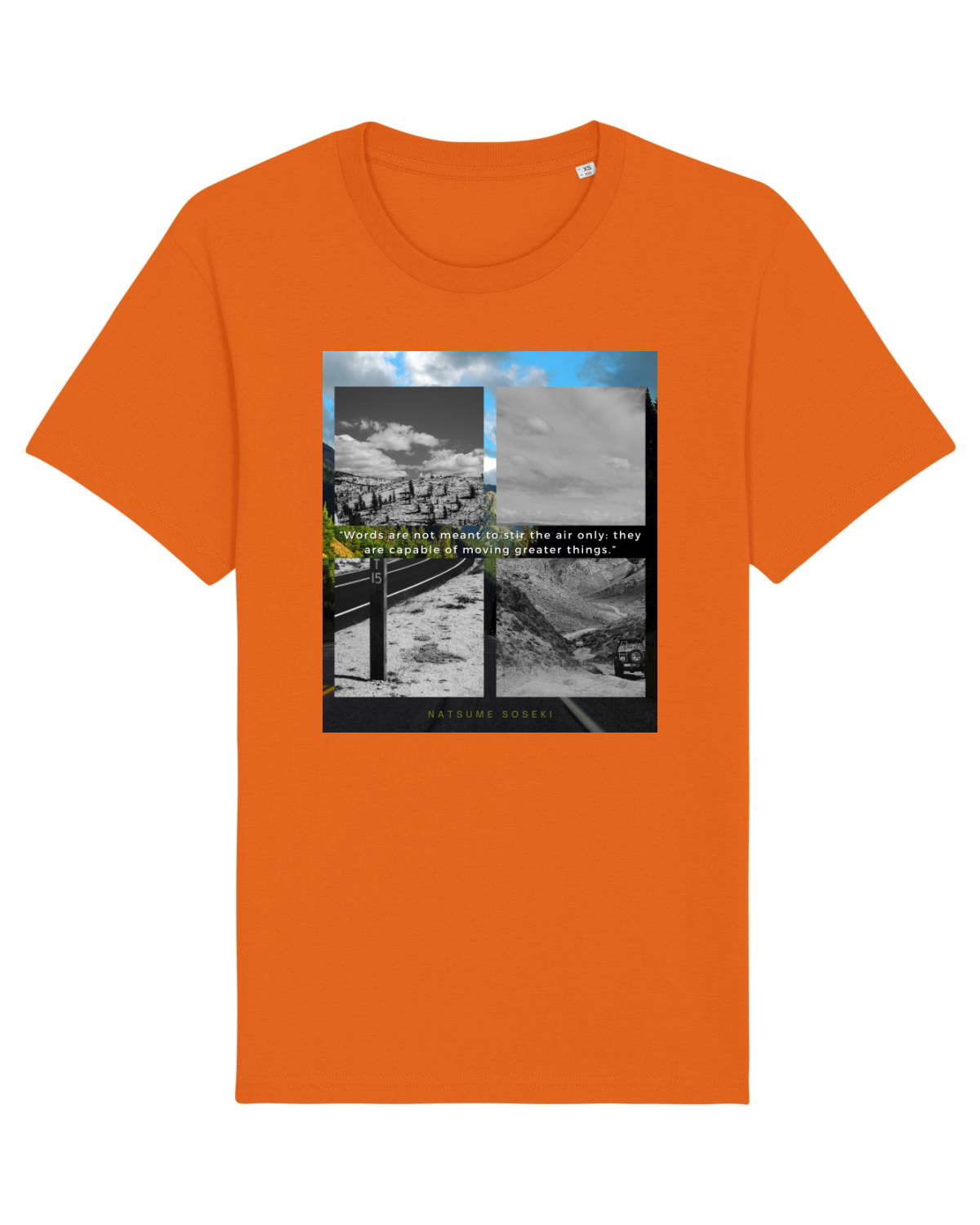 Tricou mânecă scurtă Unisex Rocker Bright Orange