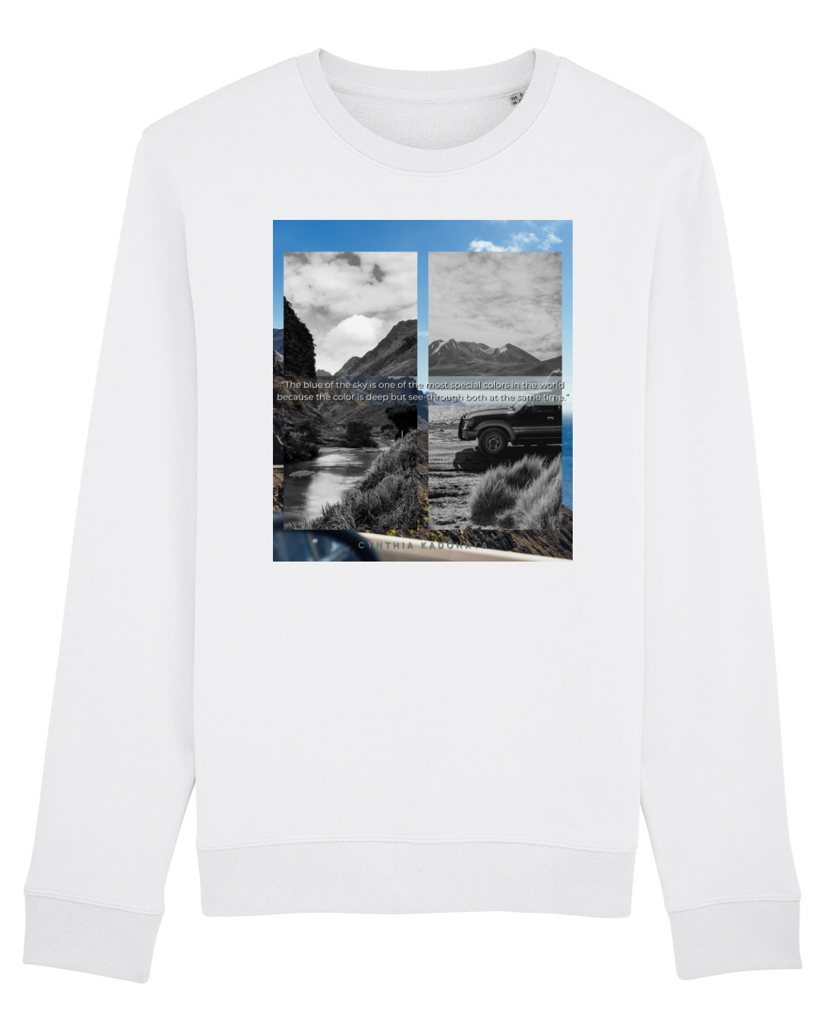 Bluză mânecă lungă Unisex Rise White