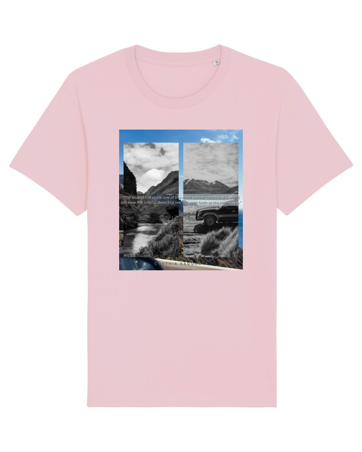 Tricou mânecă scurtă Unisex Rocker Cotton Pink