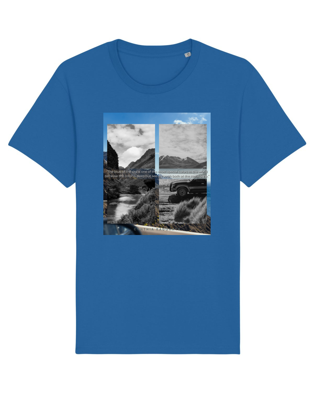 Tricou mânecă scurtă Unisex Rocker Royal Blue