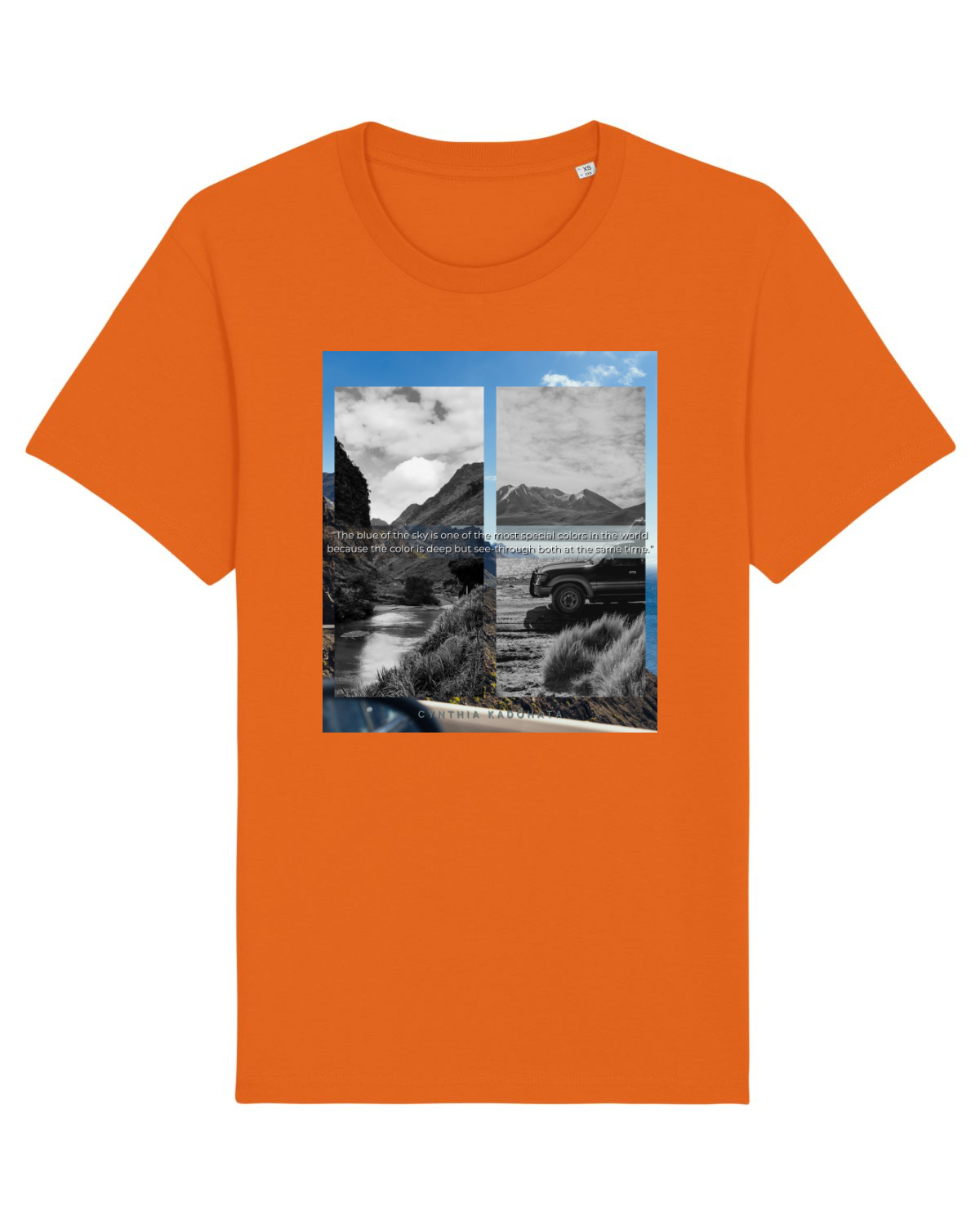 Tricou mânecă scurtă Unisex Rocker Bright Orange