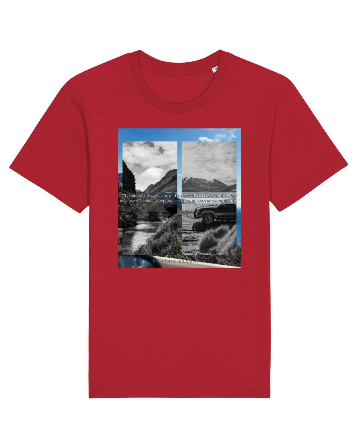 Tricou mânecă scurtă Unisex Rocker Red
