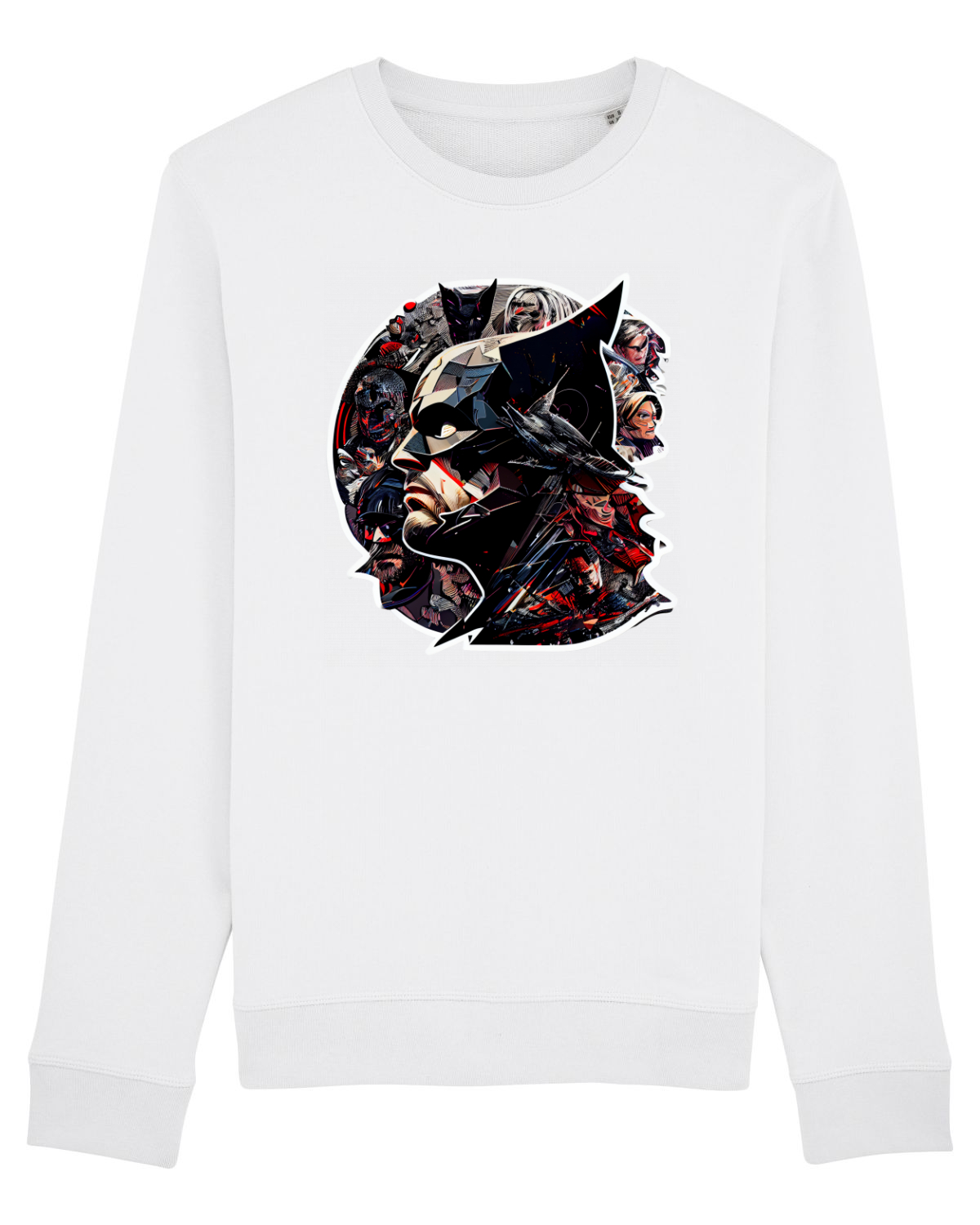 Bluză mânecă lungă Unisex Rise White