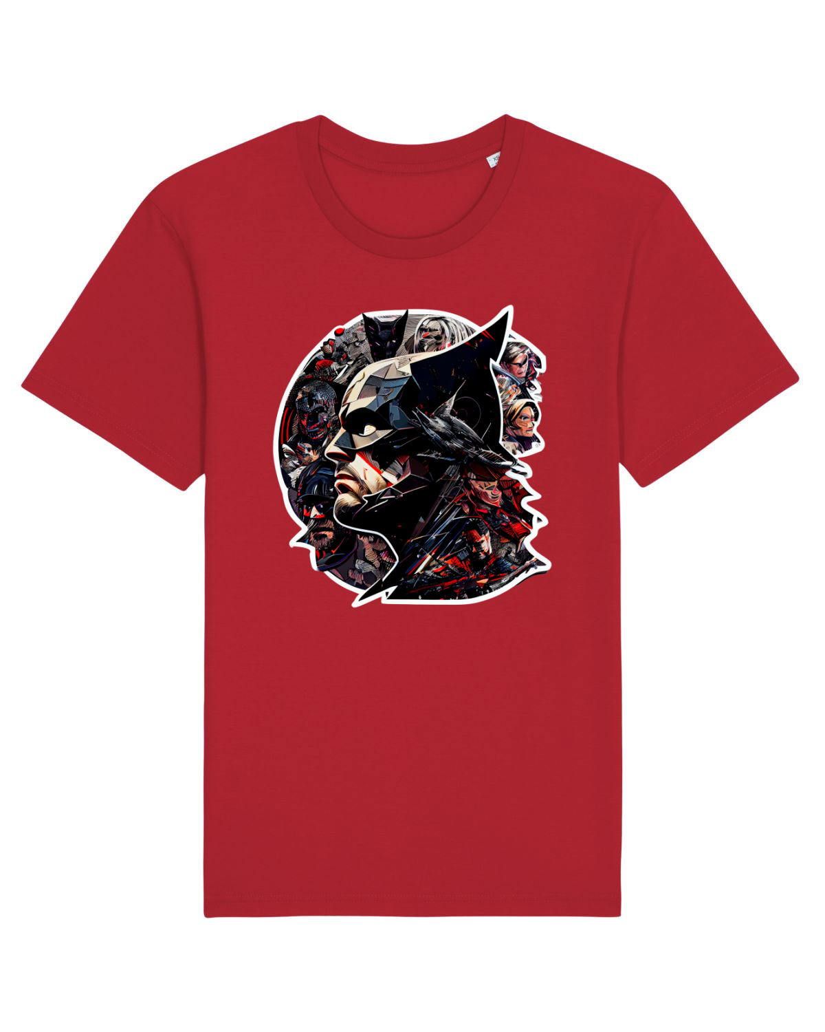 Tricou mânecă scurtă Unisex Rocker Red