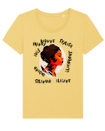 Minimalist Design - V3 Tricou mânecă scurtă guler larg fitted Damă Expresser