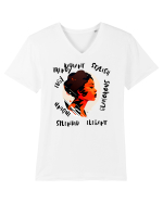 Minimalist Design - V3 Tricou mânecă scurtă guler V Bărbat Presenter