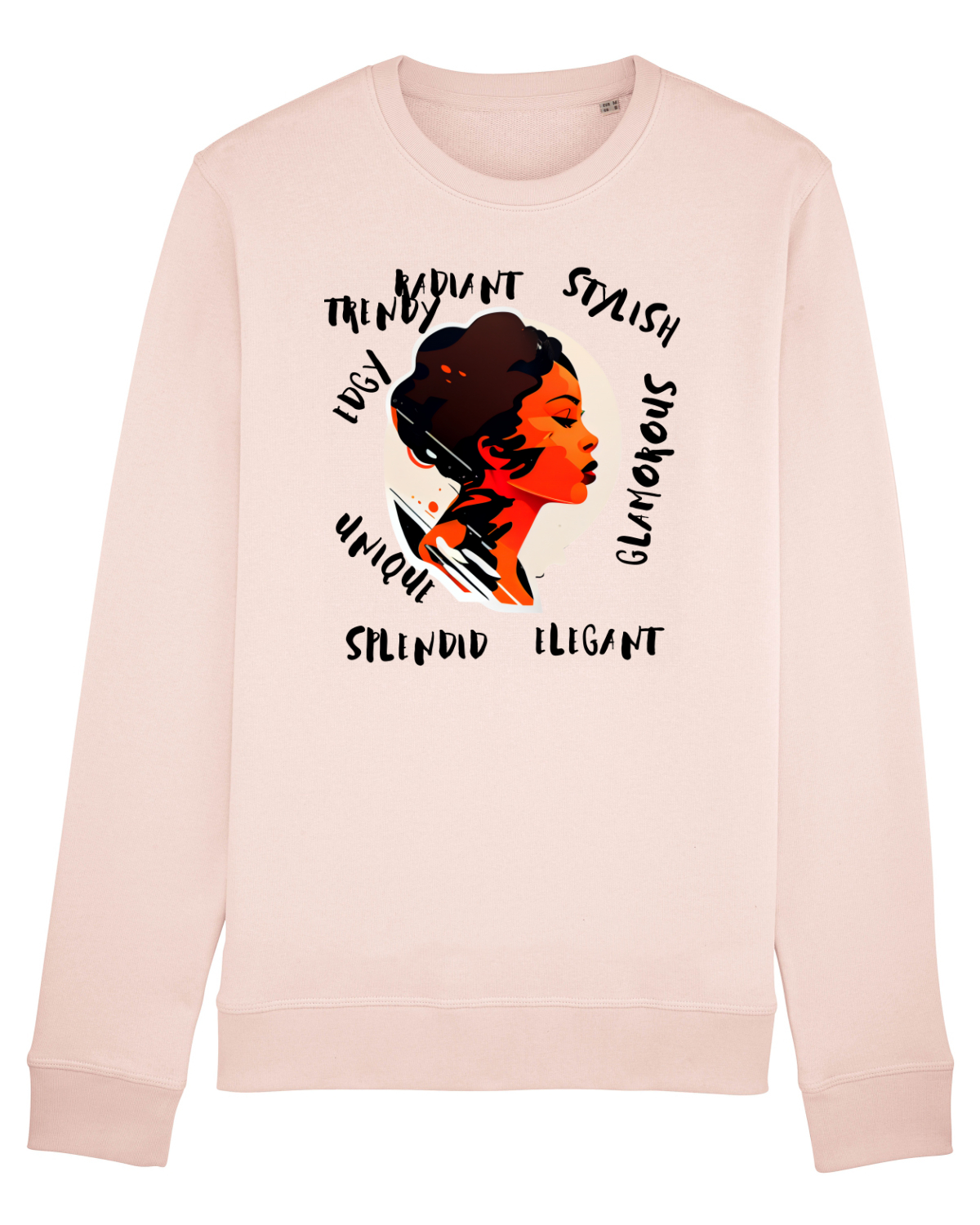 Bluză mânecă lungă Unisex Rise Candy Pink