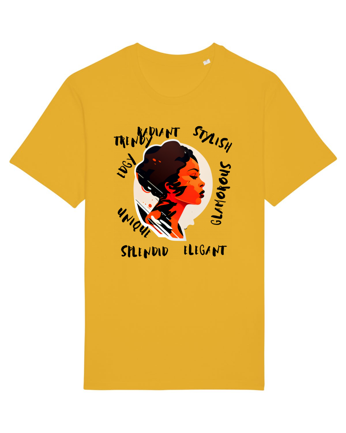 Tricou mânecă scurtă Unisex Rocker Spectra Yellow