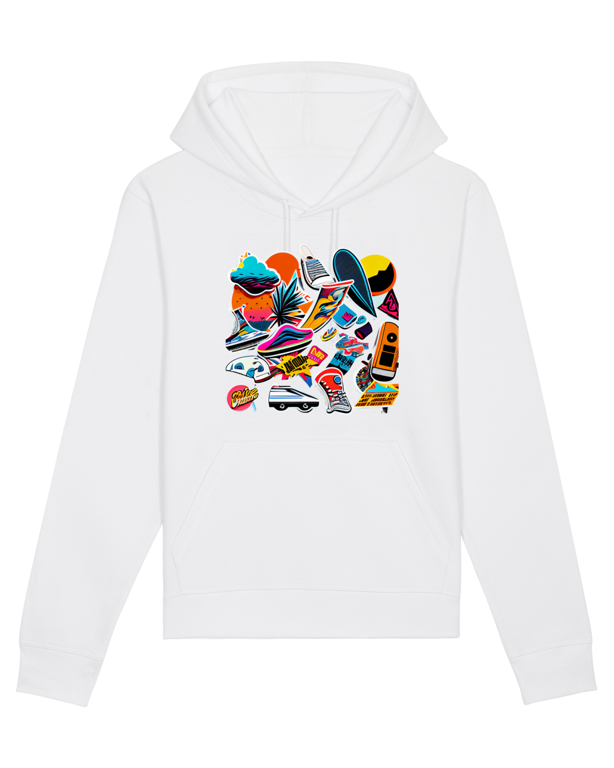 Hanorac Unisex Drummer White