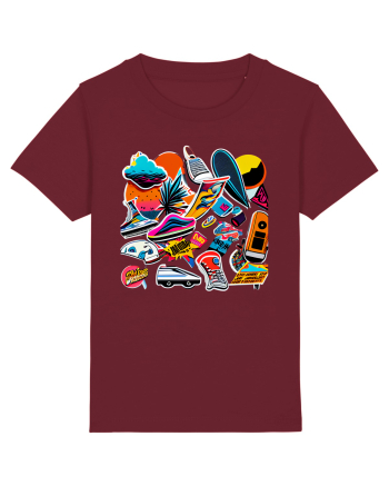 Minimalist Design - V4 Burgundy