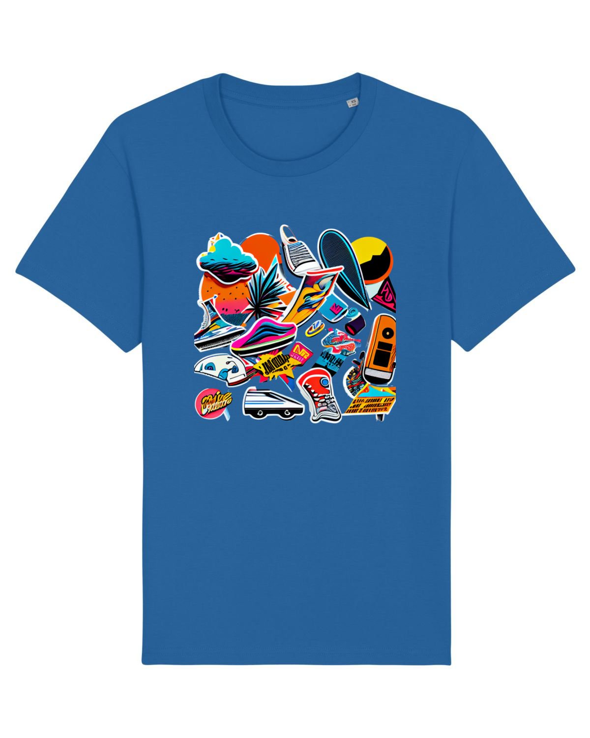 Tricou mânecă scurtă Unisex Rocker Royal Blue