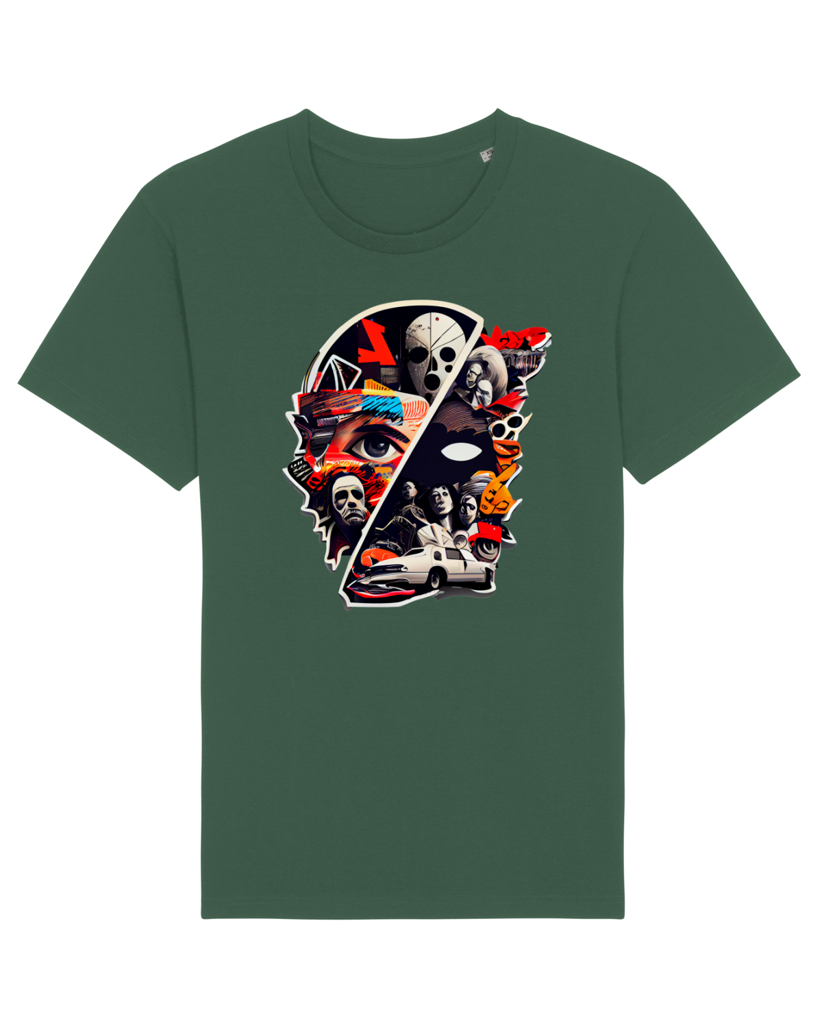 Tricou mânecă scurtă Unisex Rocker Bottle Green