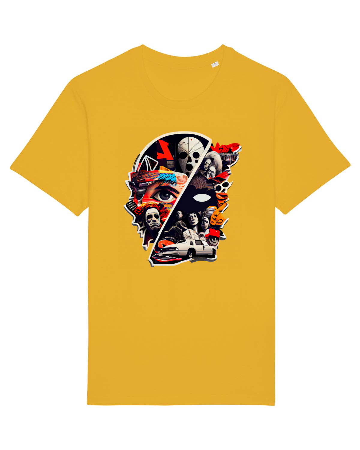 Tricou mânecă scurtă Unisex Rocker Spectra Yellow