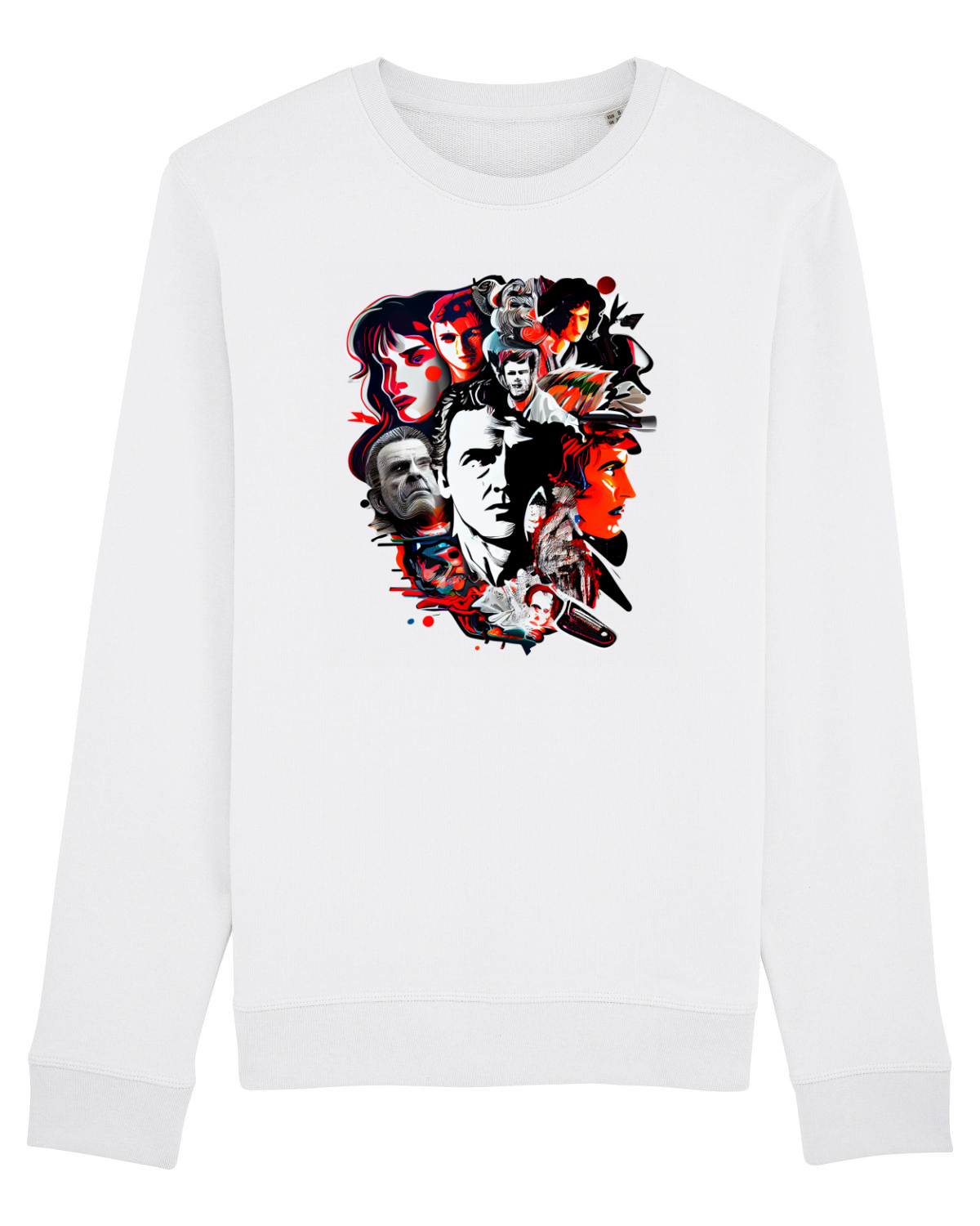 Bluză mânecă lungă Unisex Rise White