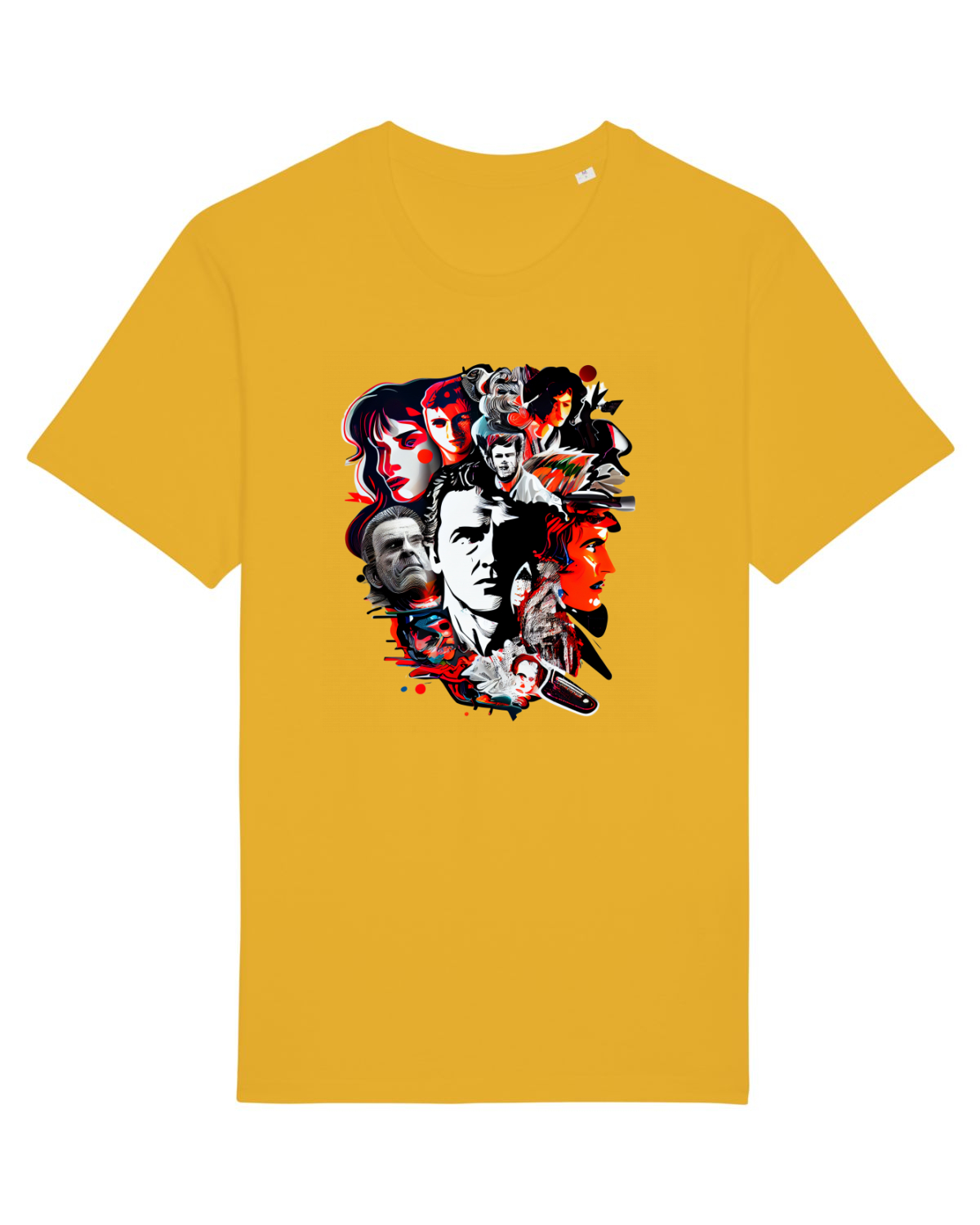 Tricou mânecă scurtă Unisex Rocker Spectra Yellow