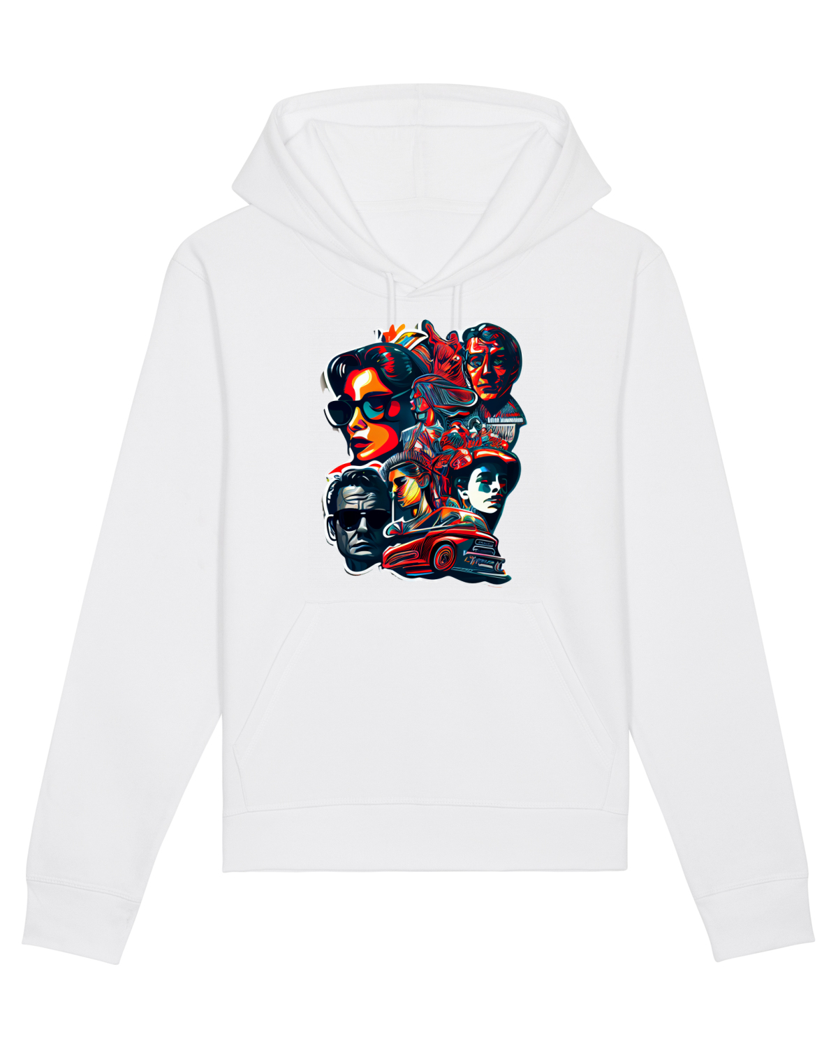 Hanorac Unisex Drummer White
