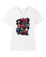 Minimalist Design - V8 Tricou mânecă scurtă guler V Bărbat Presenter