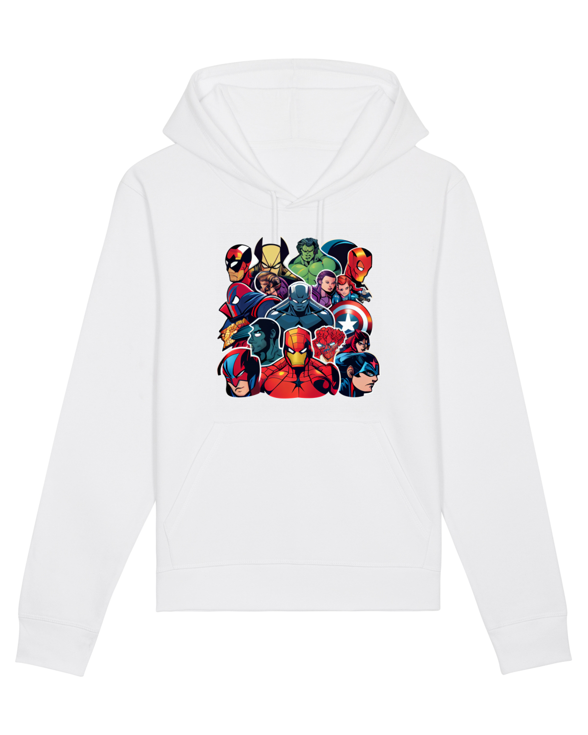 Hanorac Unisex Drummer White