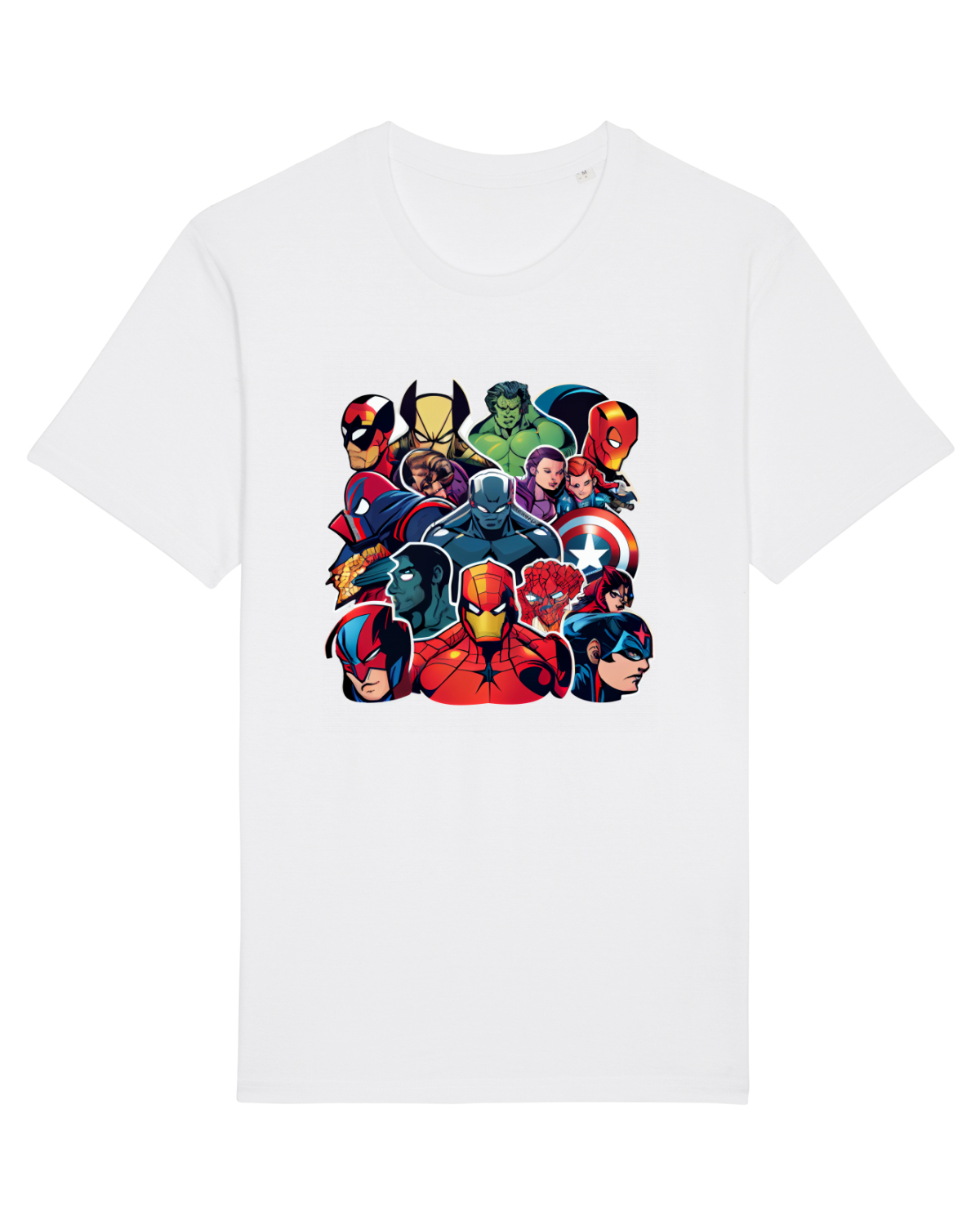 Tricou mânecă scurtă Unisex Rocker White