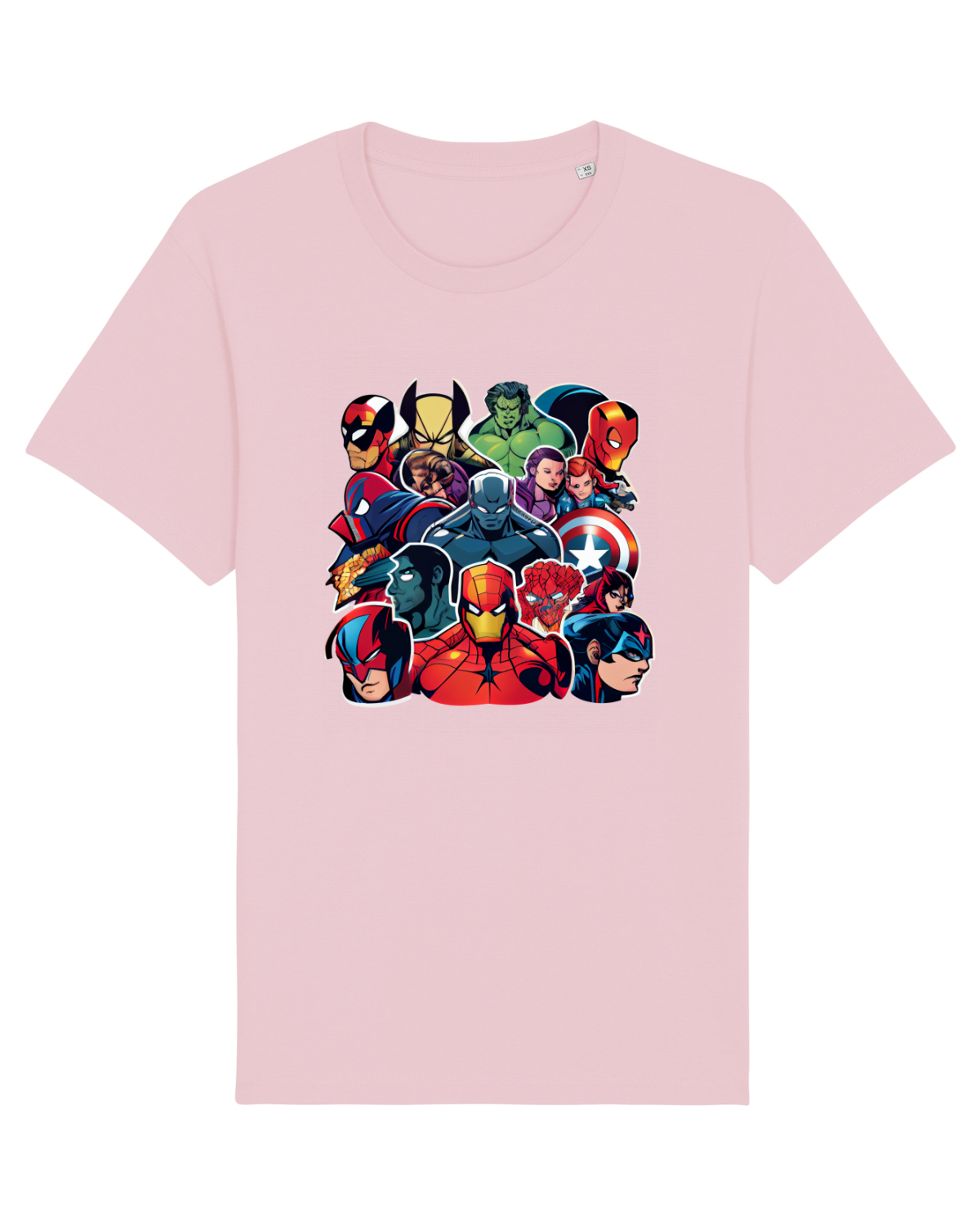 Tricou mânecă scurtă Unisex Rocker Cotton Pink