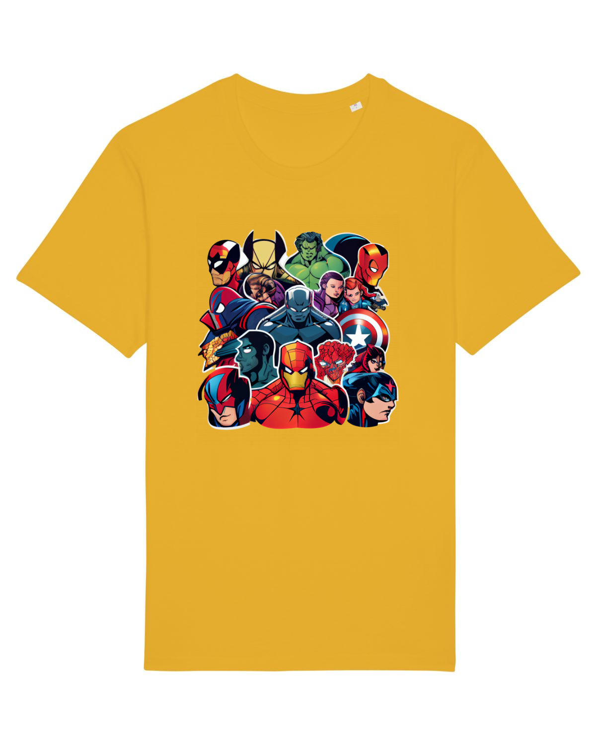 Tricou mânecă scurtă Unisex Rocker Spectra Yellow