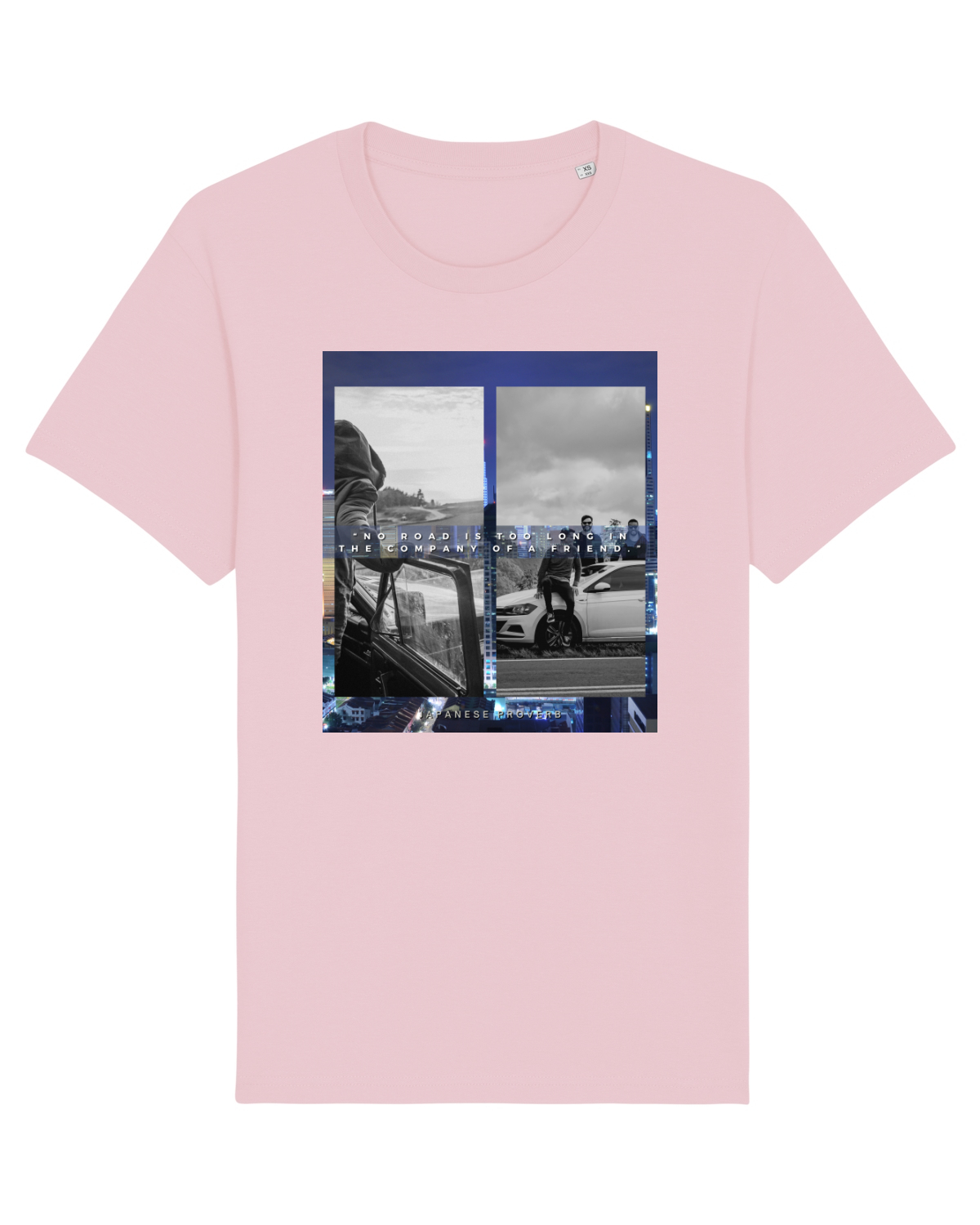 Tricou mânecă scurtă Unisex Rocker Cotton Pink