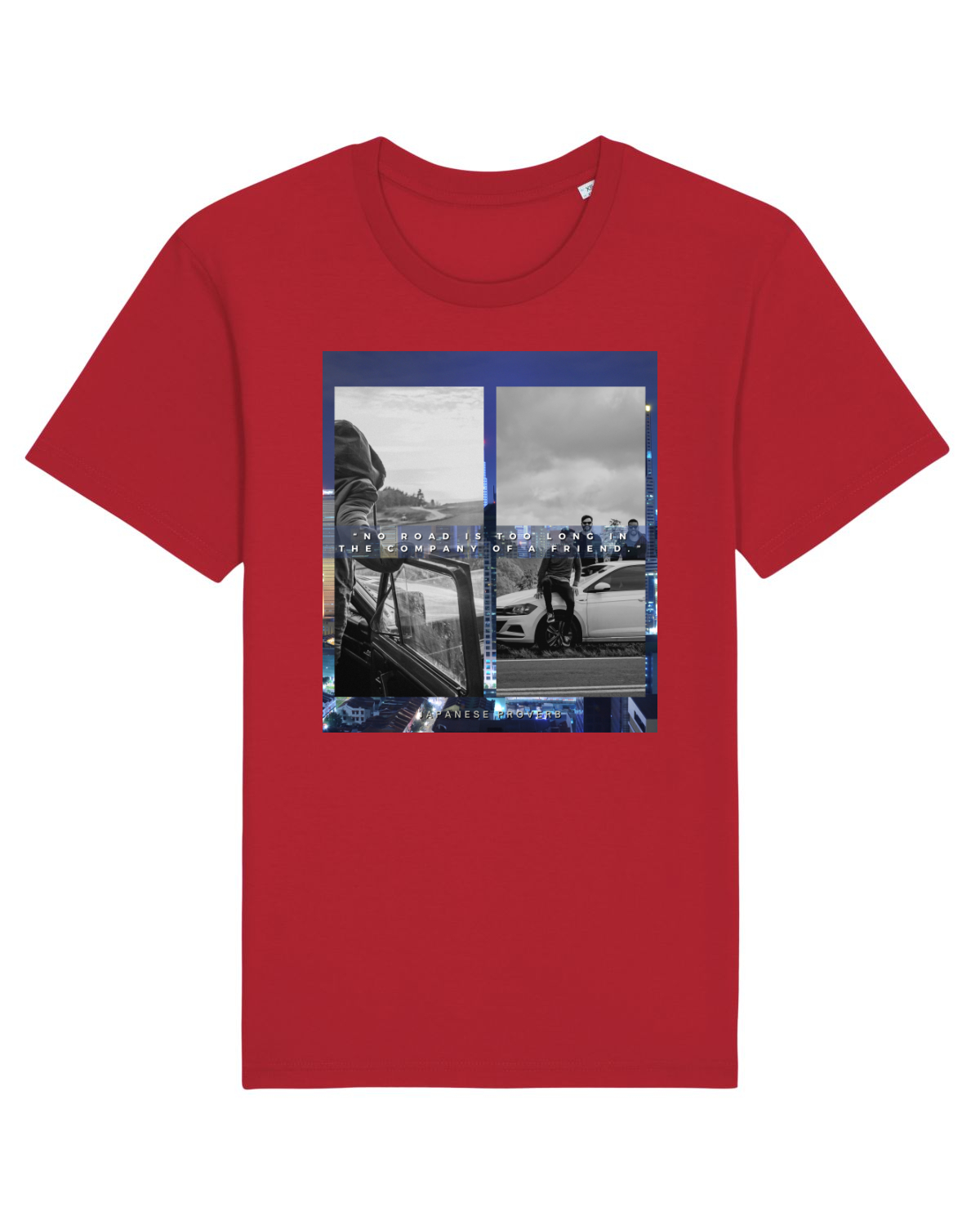 Tricou mânecă scurtă Unisex Rocker Red