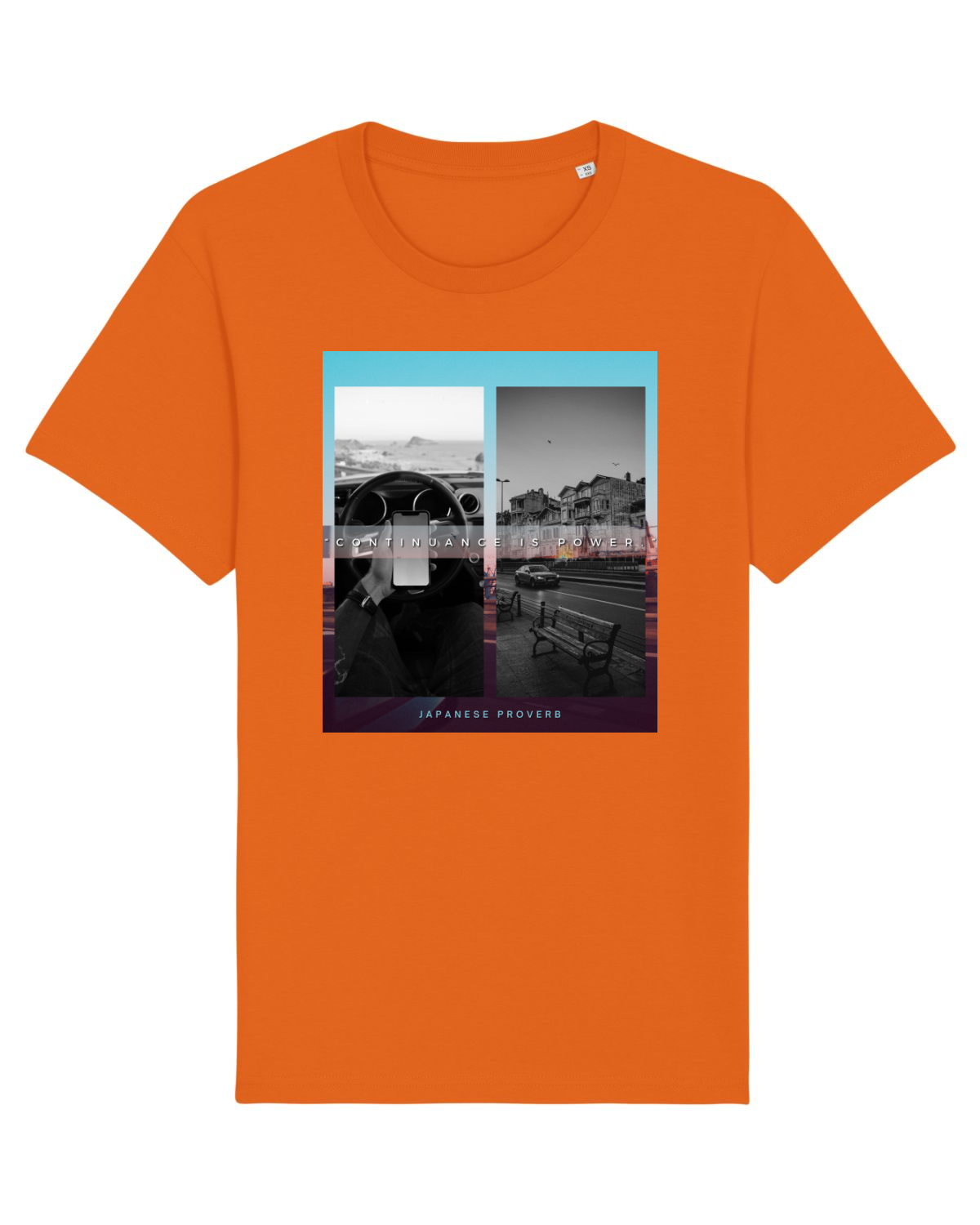 Tricou mânecă scurtă Unisex Rocker Bright Orange
