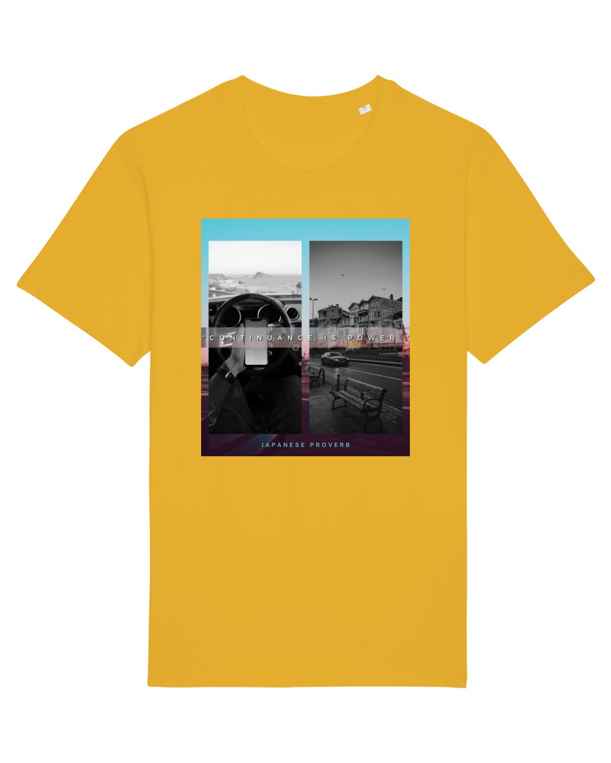 Tricou mânecă scurtă Unisex Rocker Spectra Yellow
