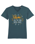 SHINE Tricou mânecă scurtă guler V Bărbat Presenter