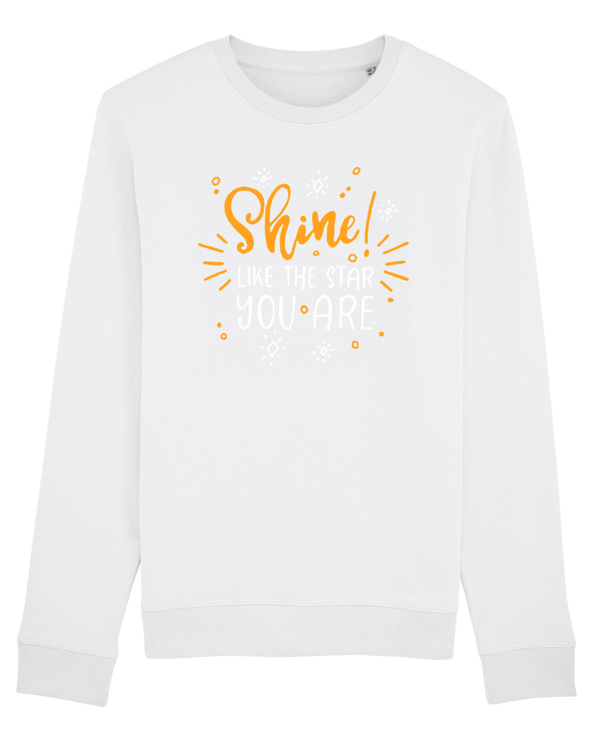 Bluză mânecă lungă Unisex Rise White