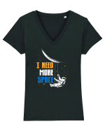 SPACE Tricou mânecă scurtă guler V Damă Evoker
