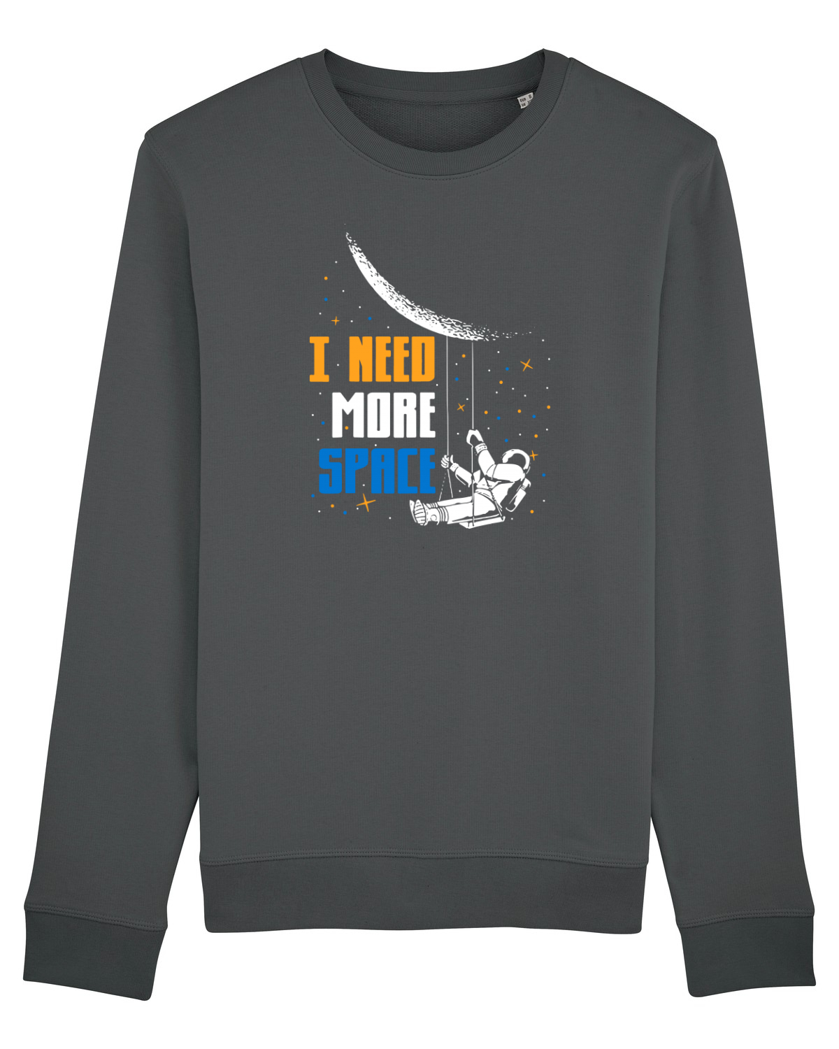 Bluză mânecă lungă Unisex Rise Anthracite