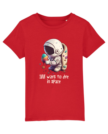 Space Easter - 100 ways to dye in space Red