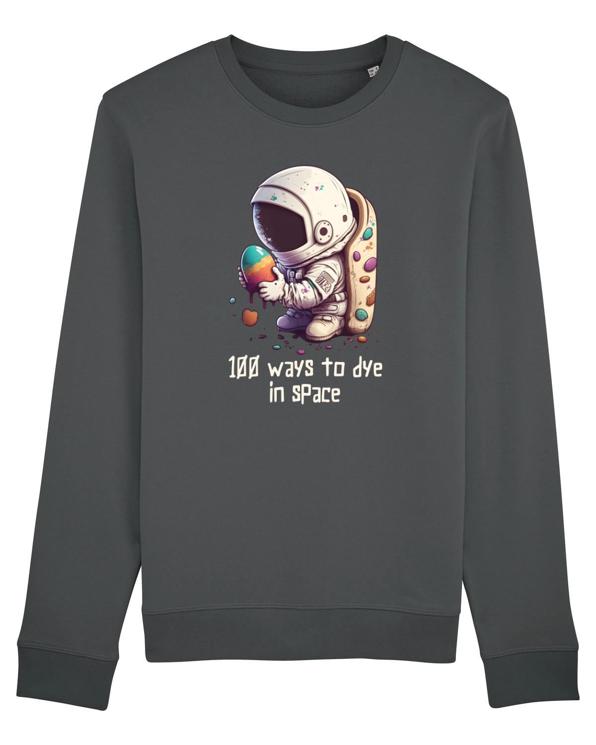 Bluză mânecă lungă Unisex Rise Anthracite