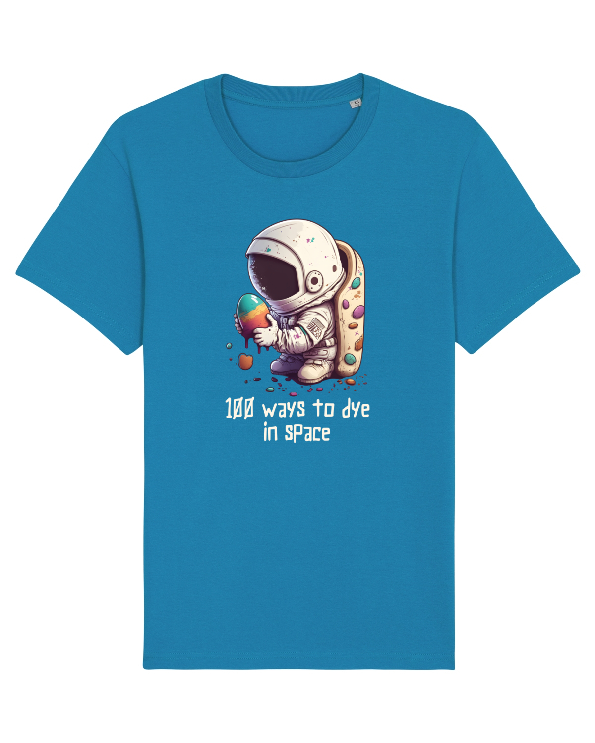 Tricou mânecă scurtă Unisex Rocker Azur