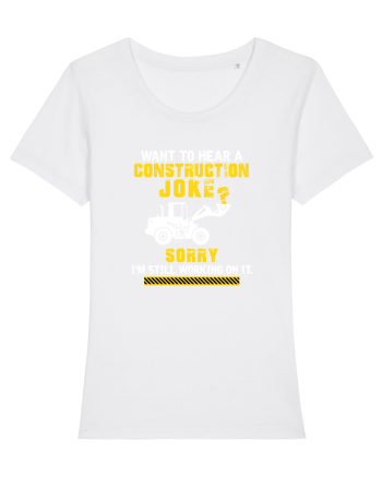 Construction Joke White