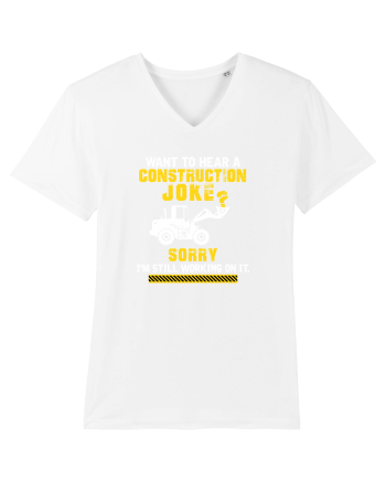 Construction Joke White