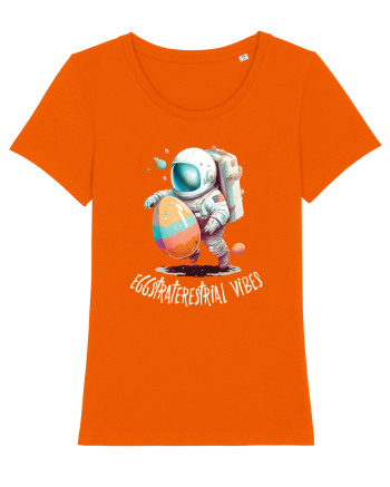 Space Easter - Eggstraterestrial vibes Bright Orange